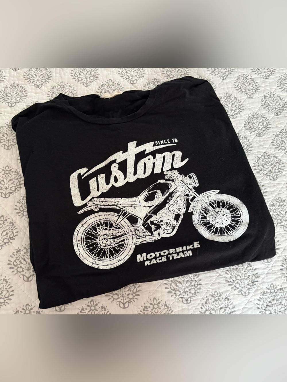 Classic Black Motorcycle Graphic Tee - Altar’d State